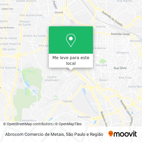 Abrocom Comercio de Metais mapa