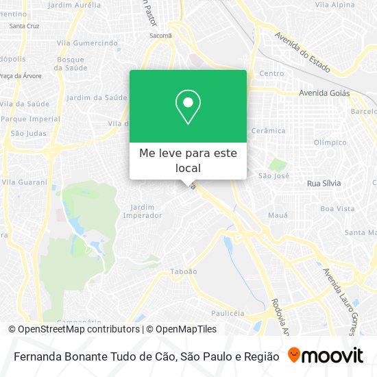 Fernanda Bonante Tudo de Cão mapa