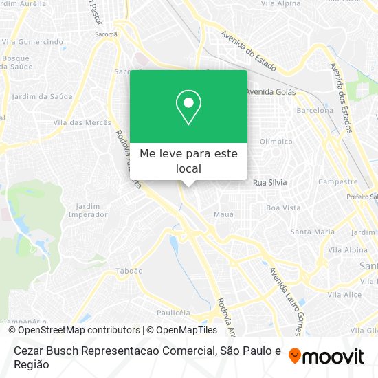 Cezar Busch Representacao Comercial mapa