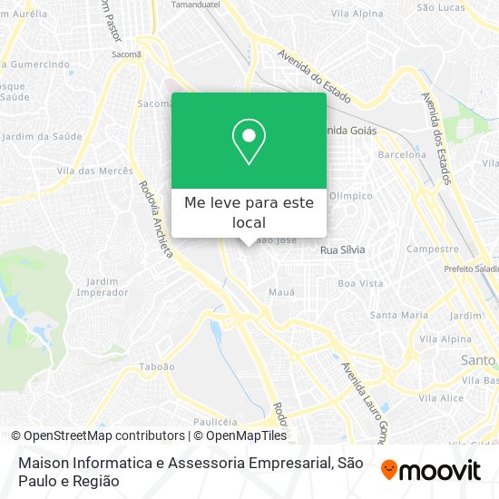 Maison Informatica e Assessoria Empresarial mapa