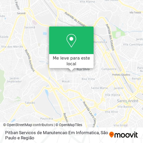 Pitban Servicos de Manutencao Em Informatica mapa