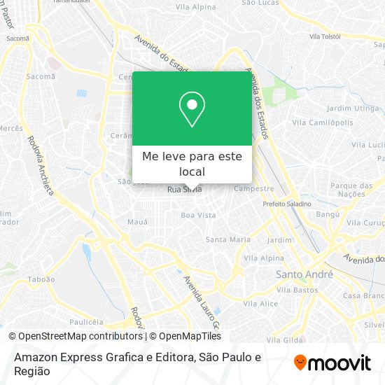 Amazon Express Grafica e Editora mapa