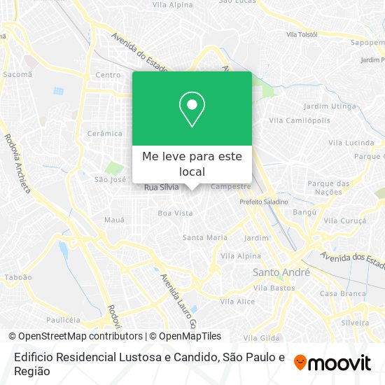 Edificio Residencial Lustosa e Candido mapa