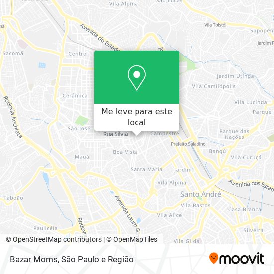 Bazar Moms mapa