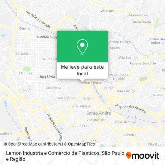 Lemon Industria e Comercio de Plasticos mapa