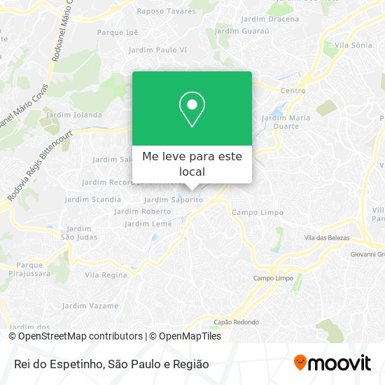 Rei do Espetinho mapa