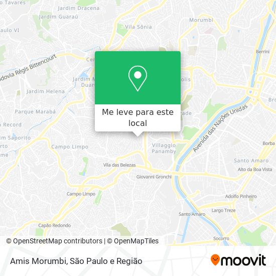 Amis Morumbi mapa