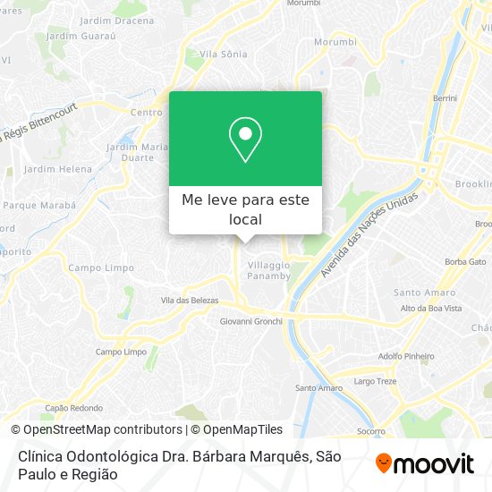 Clínica Odontológica Dra. Bárbara Marquês mapa