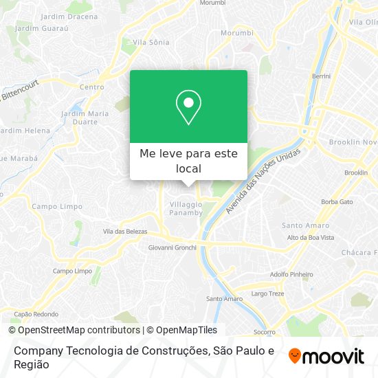 Company Tecnologia de Construções mapa