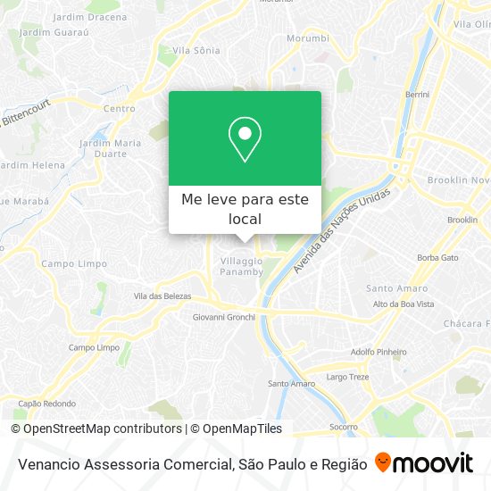 Venancio Assessoria Comercial mapa