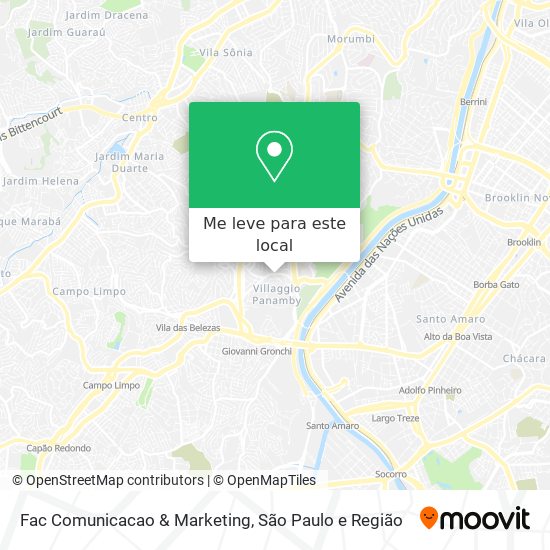 Fac Comunicacao & Marketing mapa