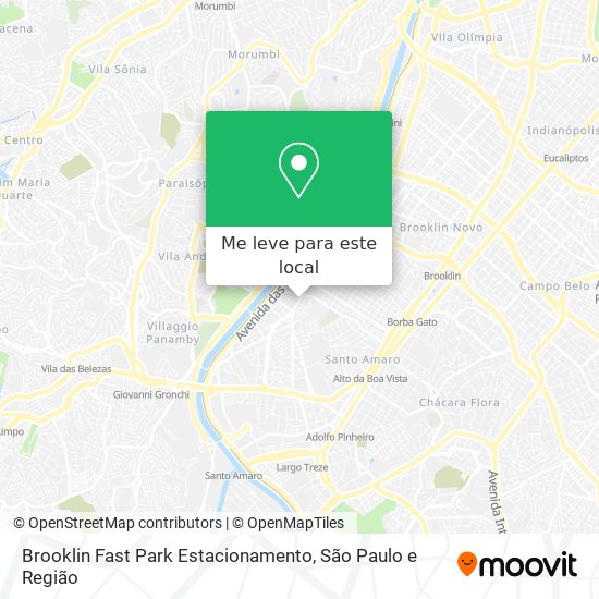 Brooklin Fast Park Estacionamento mapa