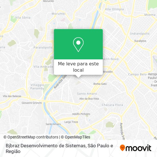 Bjbraz Desenvolvimento de Sistemas mapa