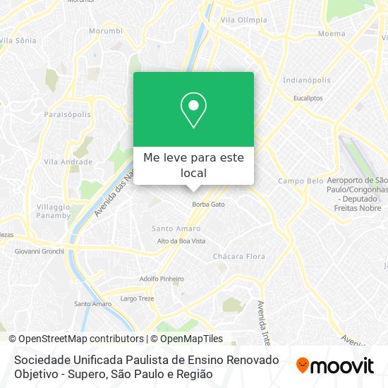 Sociedade Unificada Paulista de Ensino Renovado Objetivo - Supero mapa