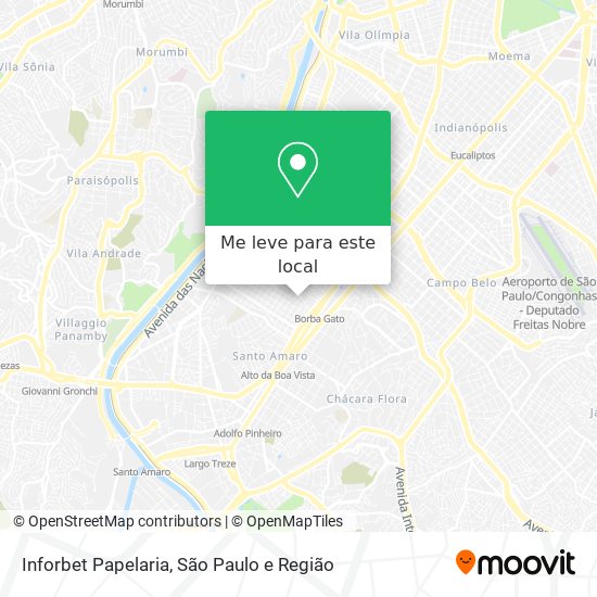 Inforbet Papelaria mapa