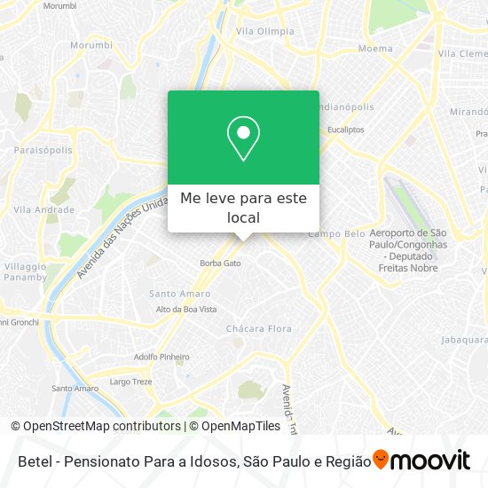 Betel - Pensionato Para a Idosos mapa