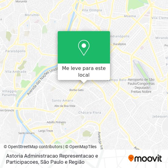 Astoria Administracao Representacao e Participacoes mapa