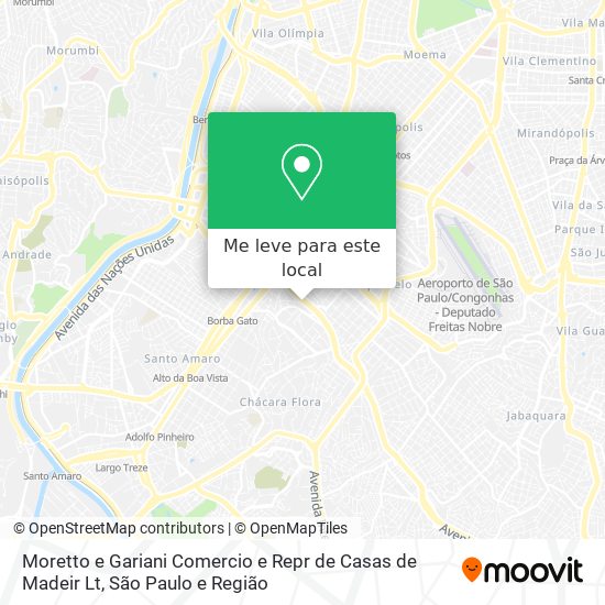 Moretto e Gariani Comercio e Repr de Casas de Madeir Lt mapa