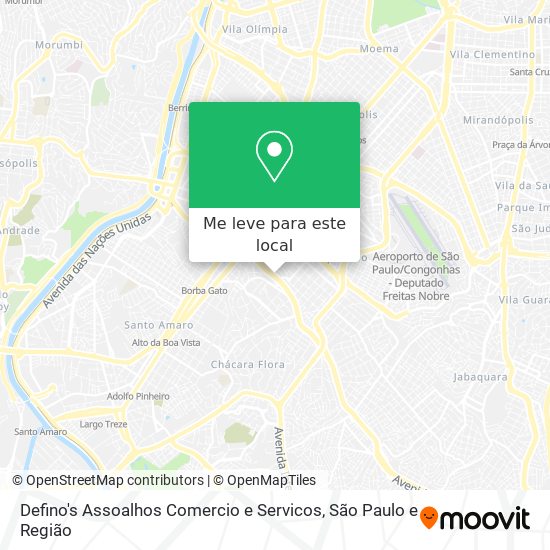 Defino's Assoalhos Comercio e Servicos mapa