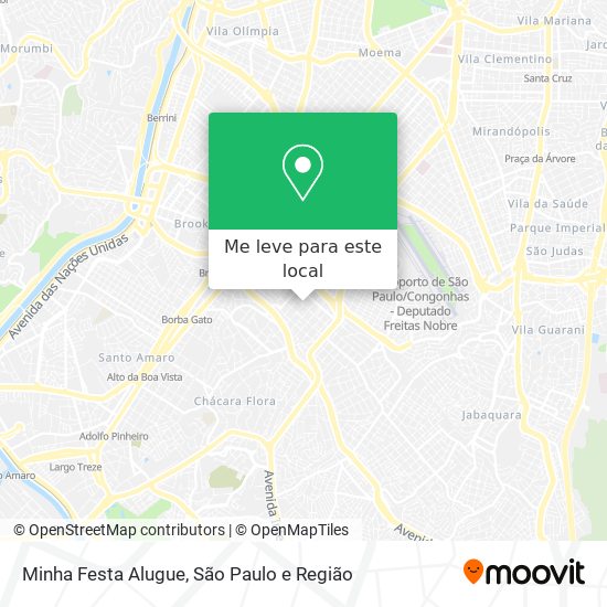 Minha Festa Alugue mapa