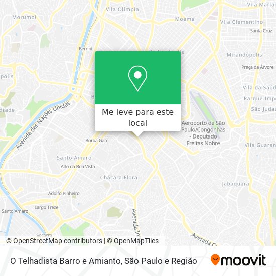 O Telhadista Barro e Amianto mapa