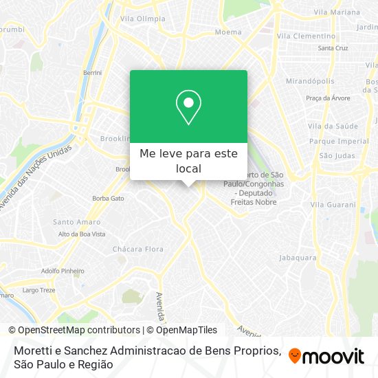 Moretti e Sanchez Administracao de Bens Proprios mapa