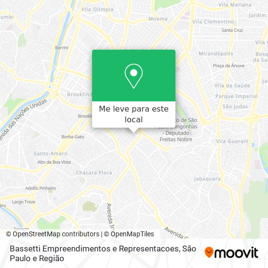 Bassetti Empreendimentos e Representacoes mapa