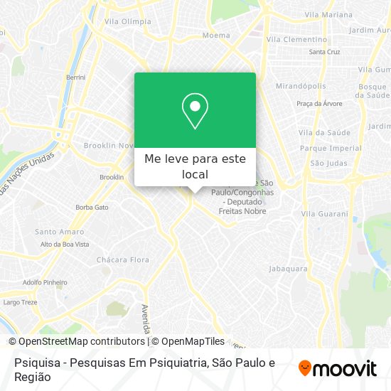 Psiquisa - Pesquisas Em Psiquiatria mapa