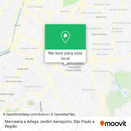 Mercearia e Adega Jardim Aeroporto mapa