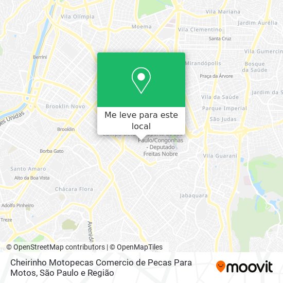 Cheirinho Motopecas Comercio de Pecas Para Motos mapa