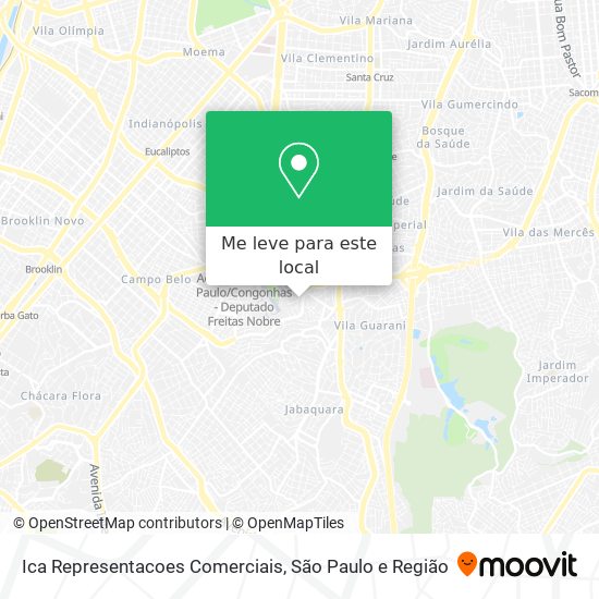 Ica Representacoes Comerciais mapa