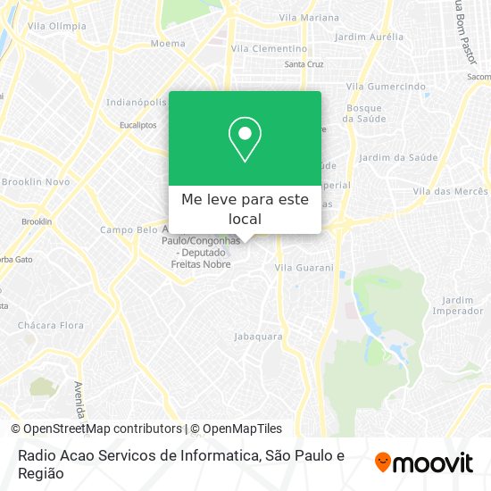 Radio Acao Servicos de Informatica mapa