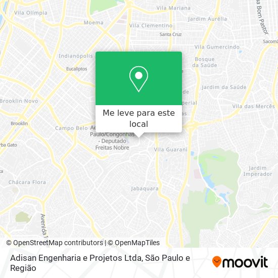 Adisan Engenharia e Projetos Ltda mapa
