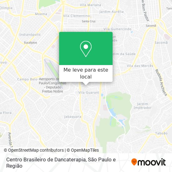 Centro Brasileiro de Dancaterapia mapa