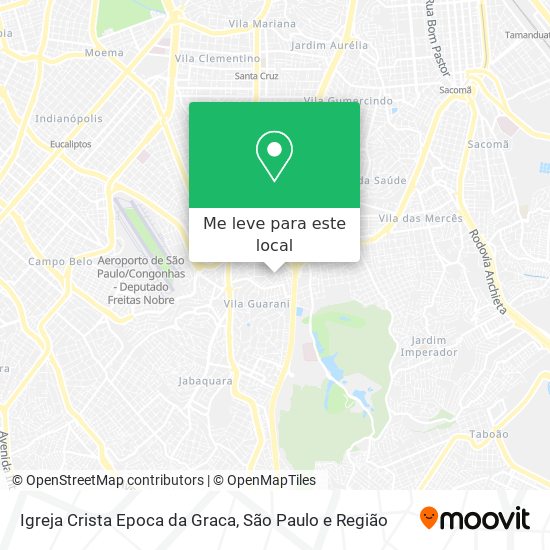 Igreja Crista Epoca da Graca mapa