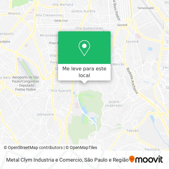 Metal Clym Industria e Comercio mapa