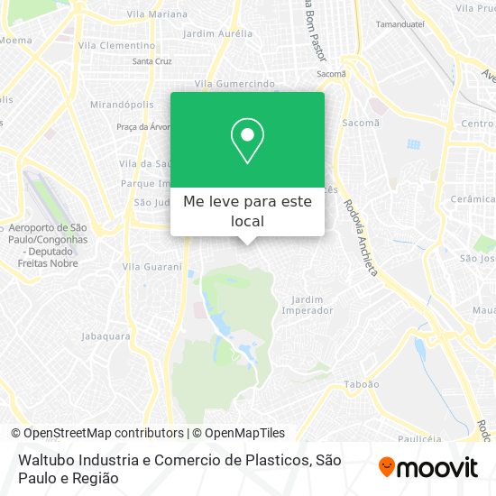 Waltubo Industria e Comercio de Plasticos mapa