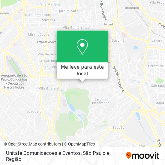 Unitafe Comunicacoes e Eventos mapa