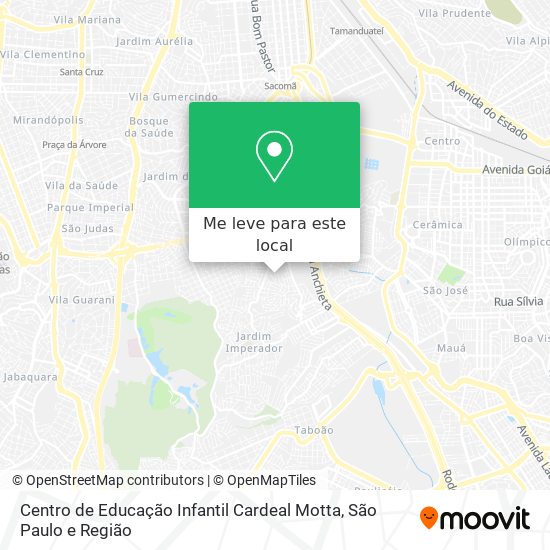 Centro de Educação Infantil Cardeal Motta mapa