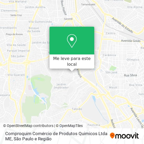 Comproquim Comércio de Produtos Quimicos Ltda ME mapa