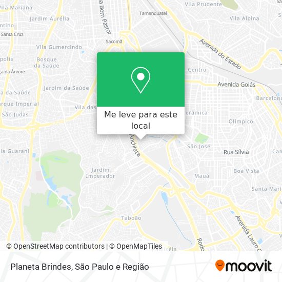 Planeta Brindes mapa