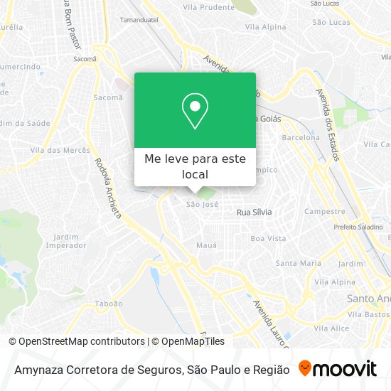 Amynaza Corretora de Seguros mapa