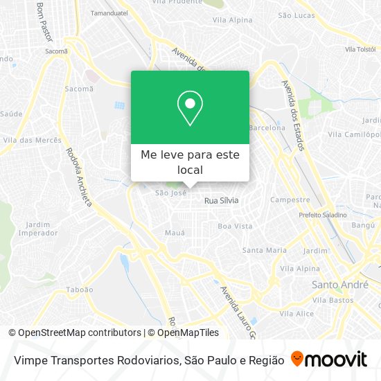 Vimpe Transportes Rodoviarios mapa