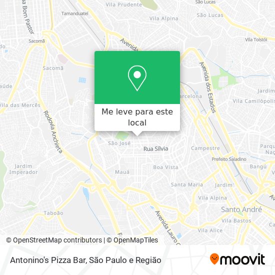 Antonino's Pizza Bar mapa