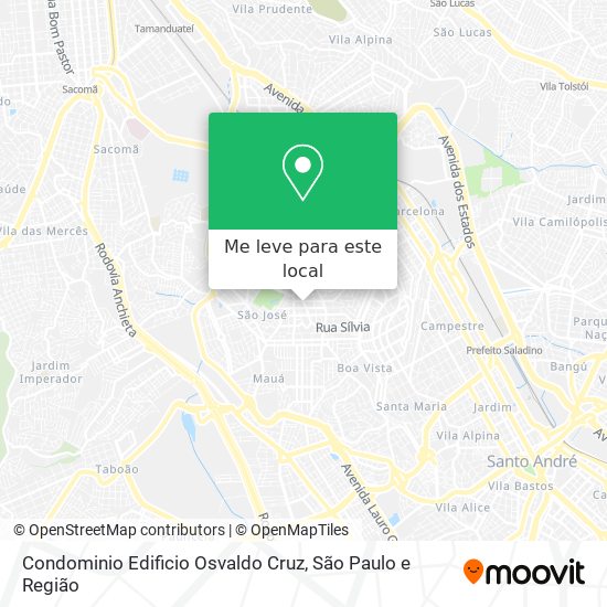 Condominio Edificio Osvaldo Cruz mapa