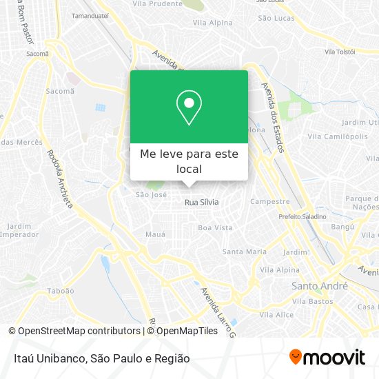 Itaú Unibanco mapa