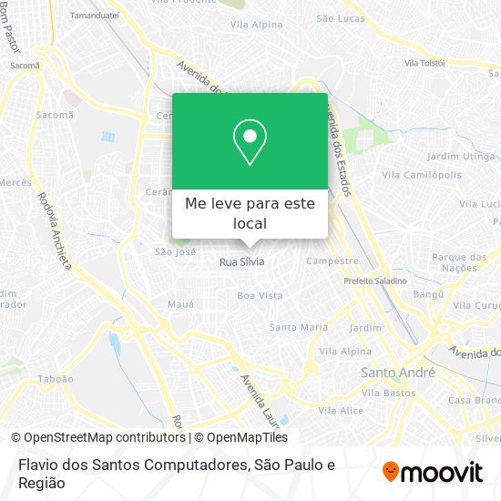 Flavio dos Santos Computadores mapa