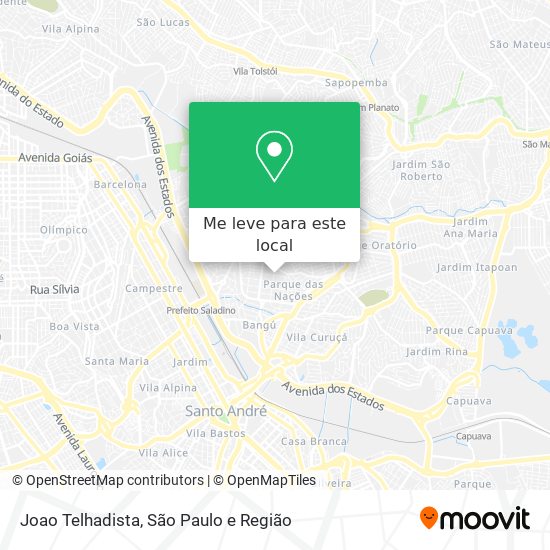 Joao Telhadista mapa