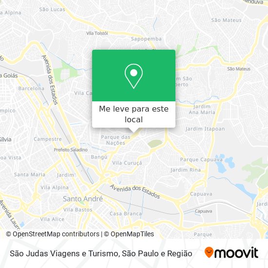 São Judas Viagens e Turismo mapa