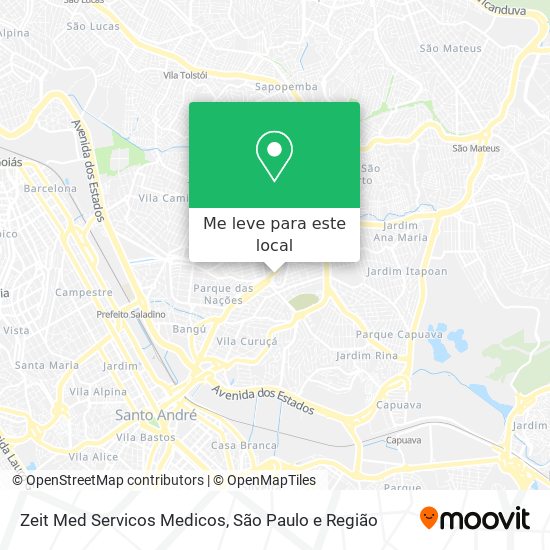 Zeit Med Servicos Medicos mapa